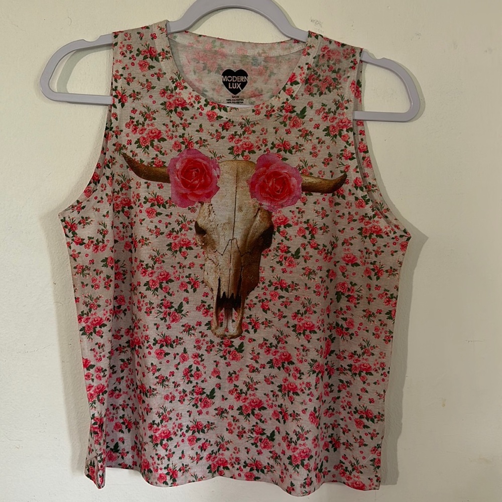 western nashville cow skull shirt